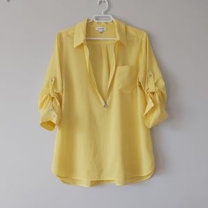 CALVIN KLEIN -  Sunny yellow blouse
